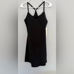 Outdoor Voices Black Sleeveless Mini Shift Dress
